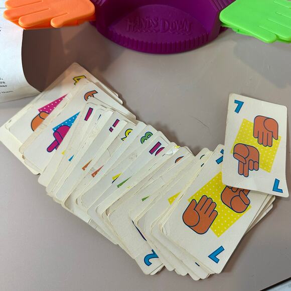 Vintage Hands Down Game Milton Bradley 1987 Slap Happy Fun COMPLETE - Picture 5 of 11